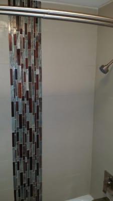 Shower enclosures with bathtub and fixtures