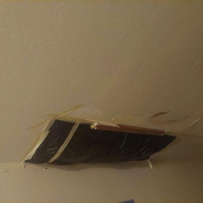 Giant hole in the ceiling