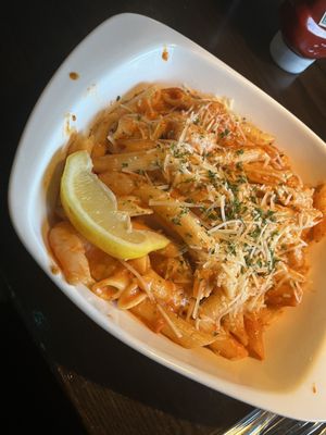 Special - shrimp and penne in vodka sauce