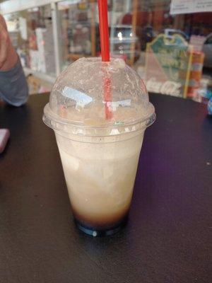 Root beer float