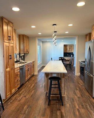 Remodeled kitchen