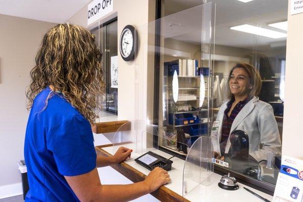 Pharmacy service window