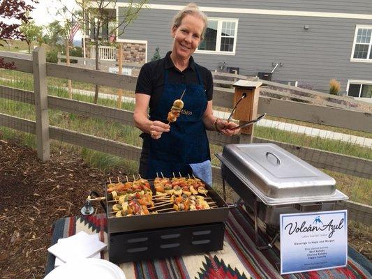 Outdoor Kabob station