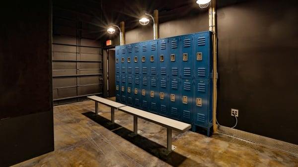 Lockers area