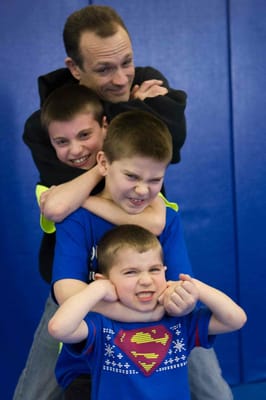 a family that trains together stays together!!