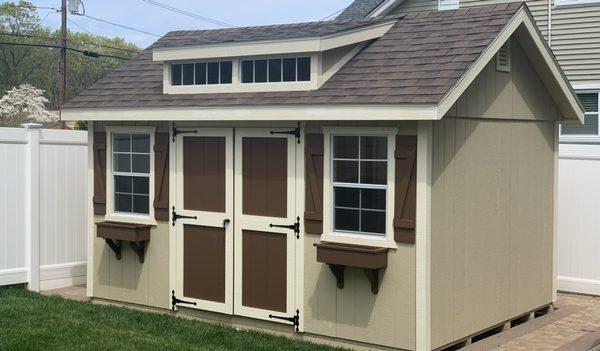 10x14 Classic Shed with Dormer