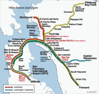 follow the green line to Fremont!