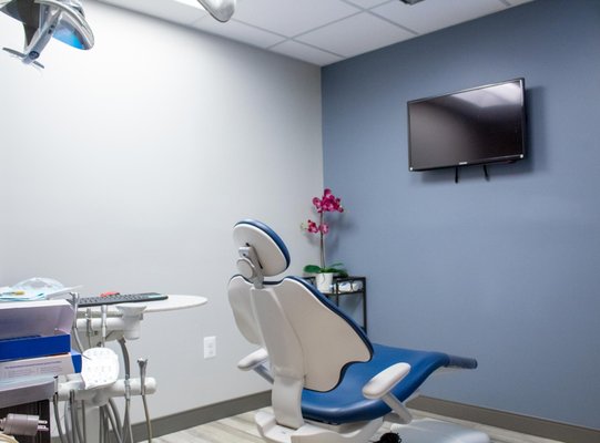 Kings Park Dental Center operatory dentist chair.