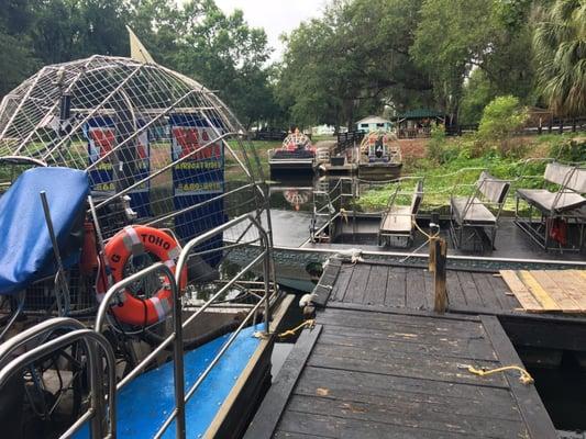 The Gator Lagoon less than an hour from Tampa at Tom And Jerry's airboat ride