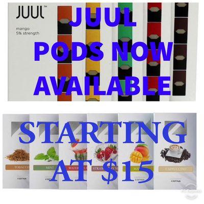 PODS FOR JUUL STARTING AT $15- JUUL PODS and ZIP PODS