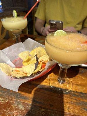 Chips and Salsa and Frozen Margarita