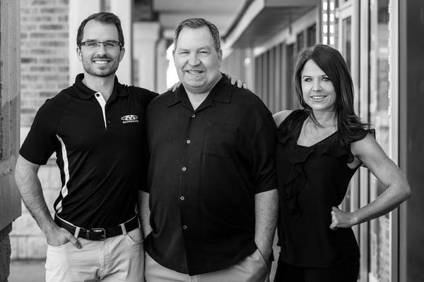 Left To Right: Dr. Paul Barnwell, Dr. Phillip Barnwell, and Dr. Abby Barnwell