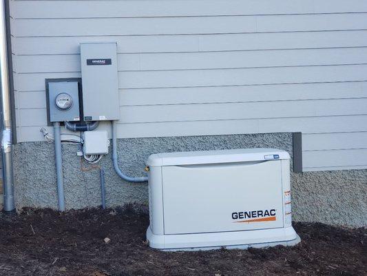 Generac generator installation