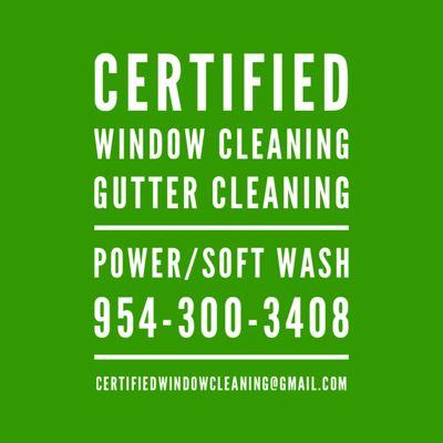 Certified Window Cleaning