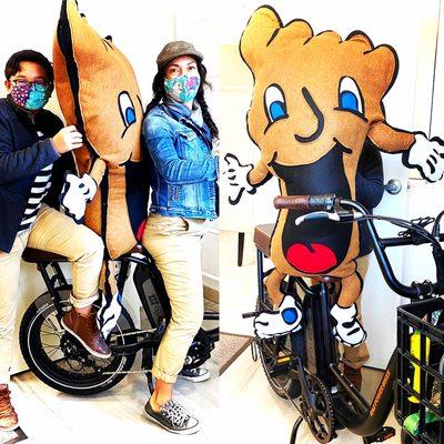 Big Happy Foot making friends & getting into electric cycling!