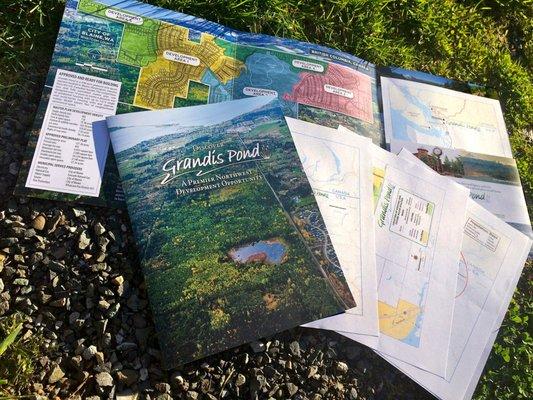 Development/Real Estate Brochure and Maps; Blossom Management, Blaine WA