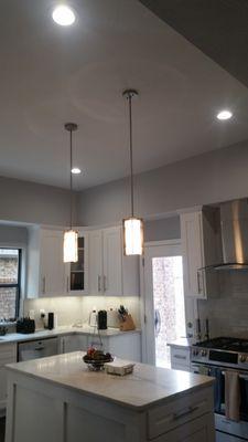 Fixtures, recessed lighting, and under-cabinet LEDs