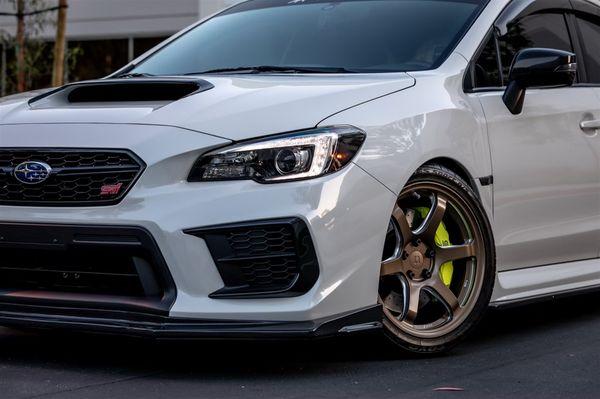 ceramic coating on the sti 2020 five years warranty !!