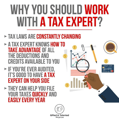 If you have a business it's always good to have an expert Tax professional in your corner who is knowledgeable in tax law.