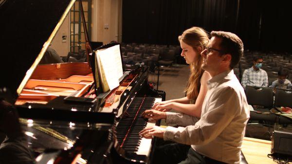 father and daughter duet