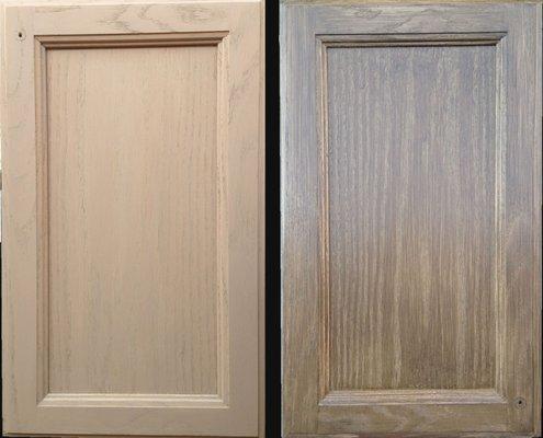 Cabinet door Before and After