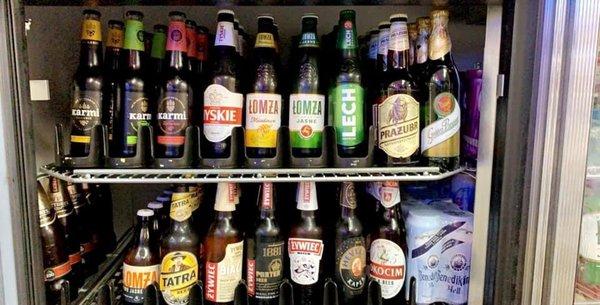 Unbeatable selection of foreign beers - singles, 4 packs, 6 packs, 12 packs, you name it!