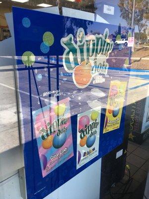 Dippin' Dots poster.