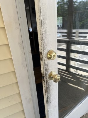 Door to screened in porch