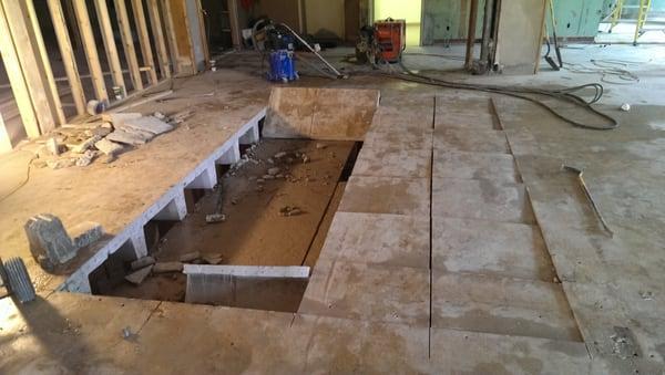 Structural Floor Sawing & Removal