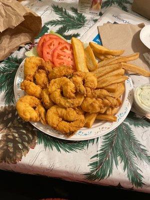 Shrimp dinner