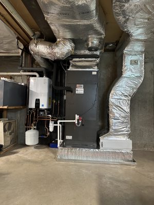 Removal of Gas Furnace and replaced by Dual Fuel Hyper Heat Mitsubishi system