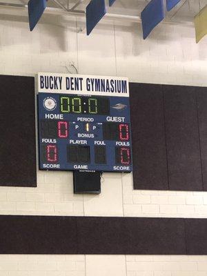 Gym scoreboard