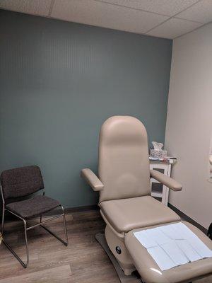 We offer three updated treatment rooms.