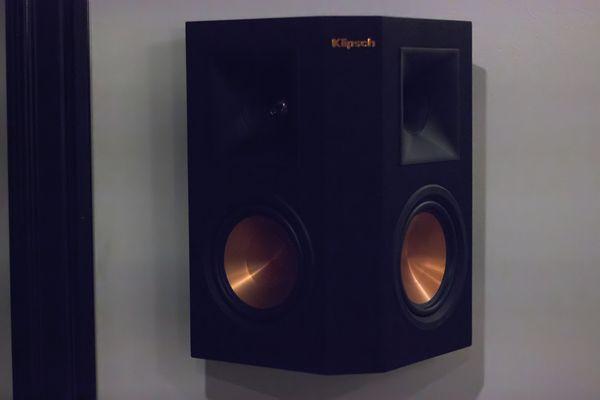 Klipsch multi-directional surround speakers