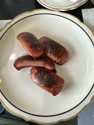 Smoked Sausage served a la carte  #RedHot. Expertly cooked and served juicy!