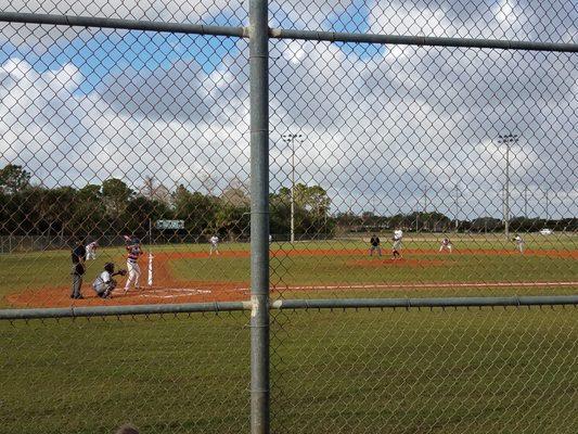 BCS (15) vs Palm Beach Lakes (0). Baseball season has started.