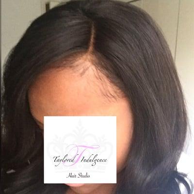 Full wig with lace frontal