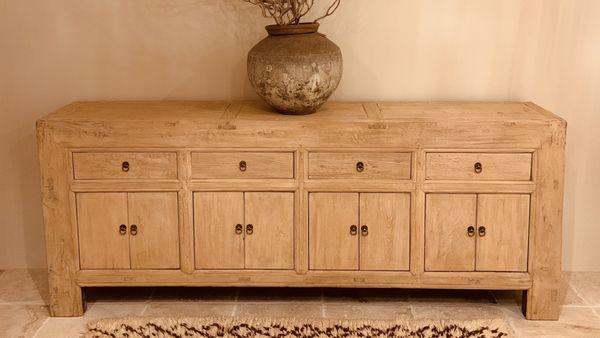 elm wood credenza
side board