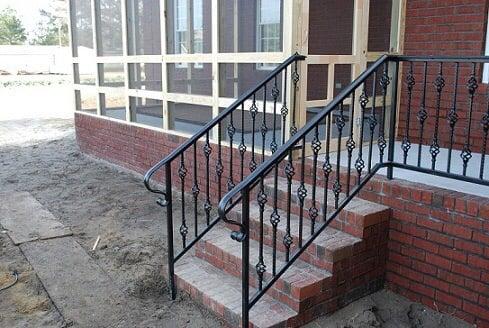 Custom staircase handrails