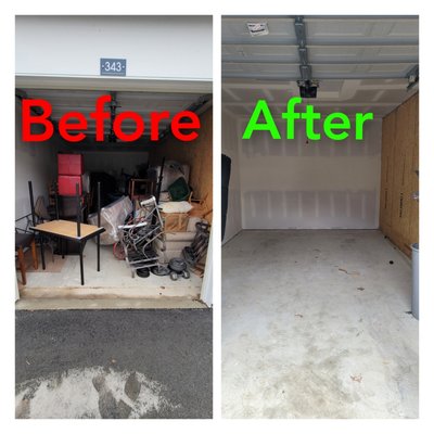 Storage unit clean out Zionsville