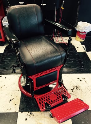 Mike's new custom chair. Pretty sweet!