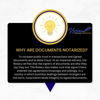 Kershaw Notary Services