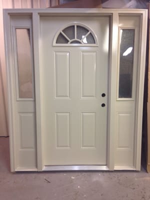 double sidelight unit with rain glass! see more info and photos at www.facebook.com/amdoorandsupply