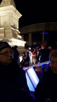 Courthouse Square for the Ice Bar event