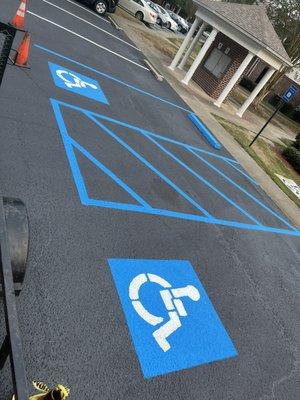 Accessibility matters. Clear handicap logos and unloading zones ensure equal access for all.  #Inclusivity