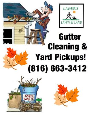 Gutter Cleaning and Yard Waste Removal!