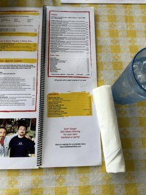 the cutest yellow gingham tablecloths