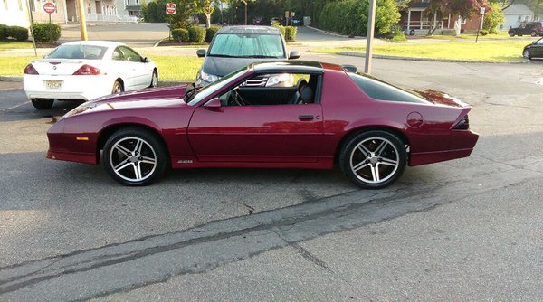 Custom wheels and tires for this restoration.