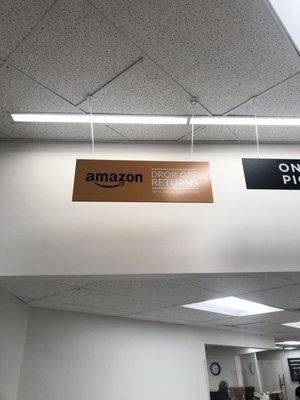 I love that I can take my Amazon returns here without a box.