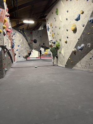 Center climbing area